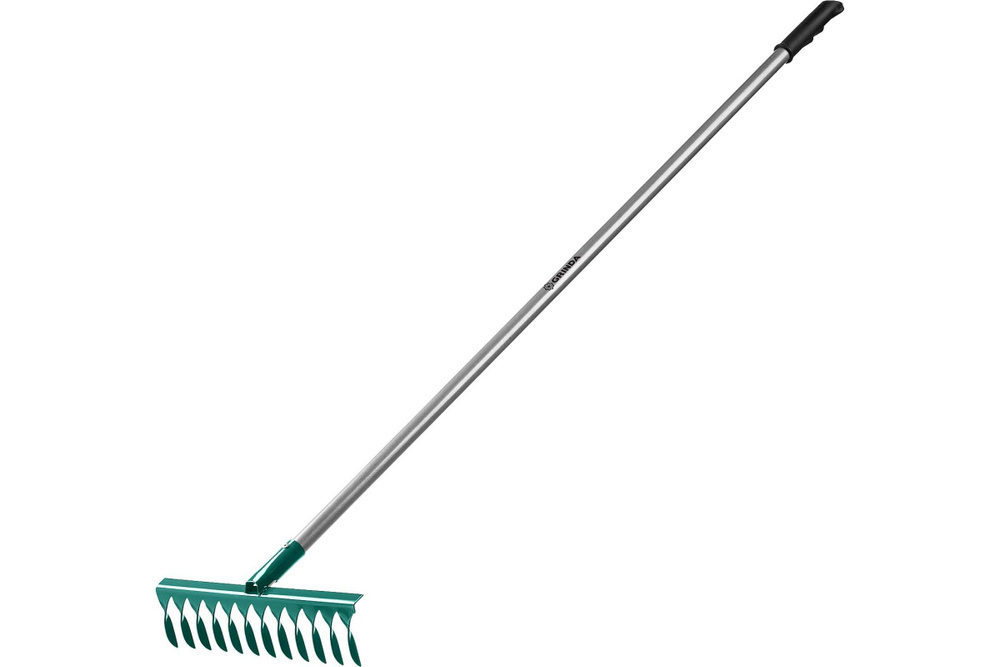 Грабли GRINDA PROLine, 12 витых зубцов, с алюм. черенком