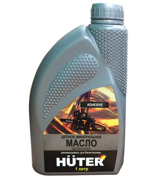 Масло моторное HUTER цепное адгезионное для бензотехники 80W-90 минеральное 1 л