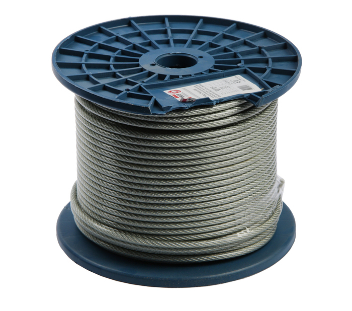 Трос в оплетке ПВХ 5/6 /100м.