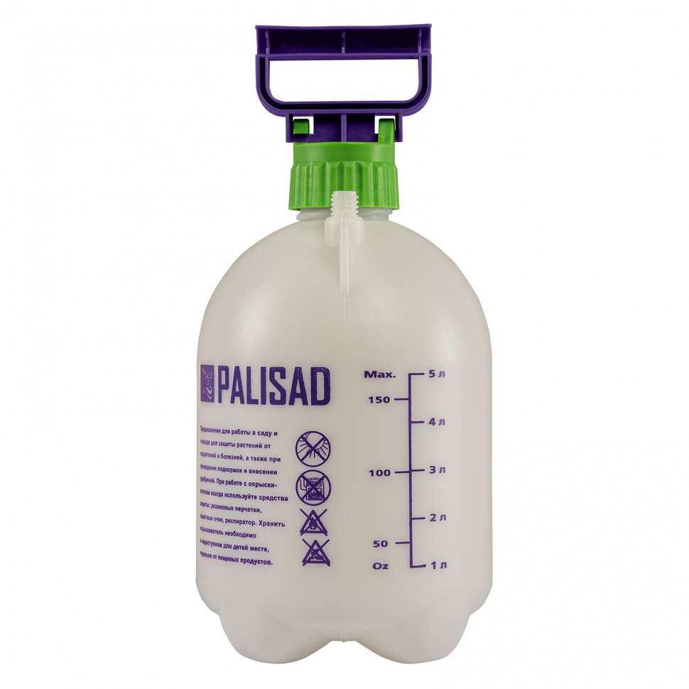 Опрыскиватель PALISAD садовый ручной с насосом и шлангом 5 л
