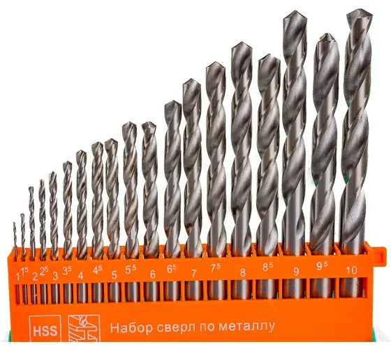 Набор сверл по металлу 19 шт Sturm 1055-01-SS2