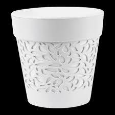 Кашпо "Блоссом" (8,3л) Пудра/белый