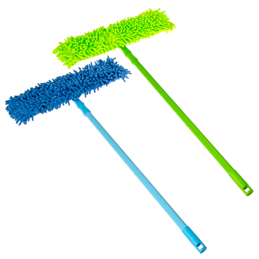 Швабра VETTA микрофибра с телеск.ручкой 70-120 см