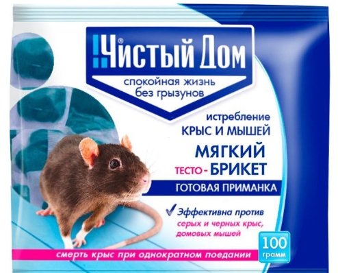 Приманка Чистый дом гранулы орех 125г