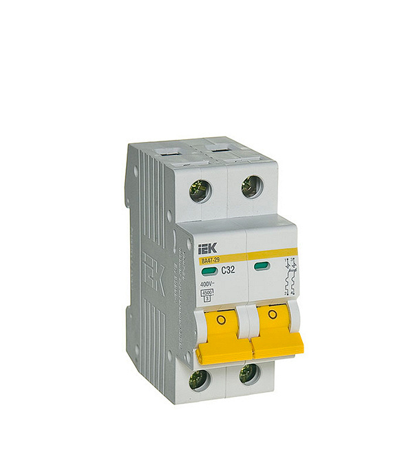 Выключатель дифференциального тока (УЗО) 2п 25А 30мА тип АС ВД1-63 IЕК MDV10-2-025-030