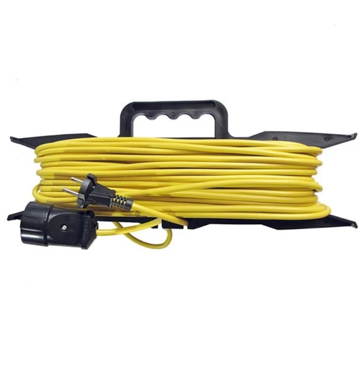 Удлинитель СОЮЗ 10А на рамке 20м жел/черный одномест.