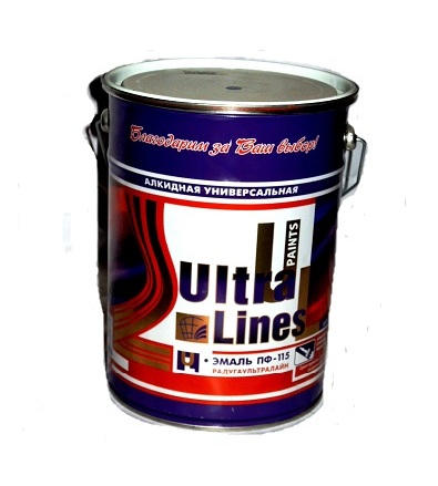 Эмаль ПФ-115 ULTRA LINES 5,5кг белая
