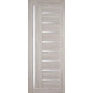 Дверное полотно Валенсия (800*2000 дуб серый) ПВХ (без коробки и наличников)