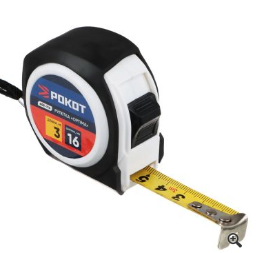 Рулетка РОКОТ "Optima" 16мм 3м