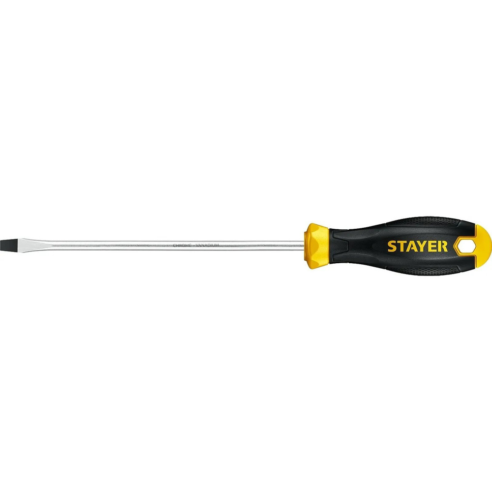Отвертка STAYER "Hercules" двухкомпонентная рукоятка, магнитный наконечник SL5,0x150 мм