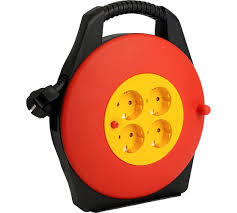 Удлинитель бытового назначения Standart 4 розетки с/з ПВС 3*1, черный, 16А, IP20, 10м