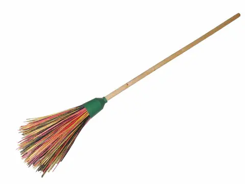 Метла Чистюля большая с черенком