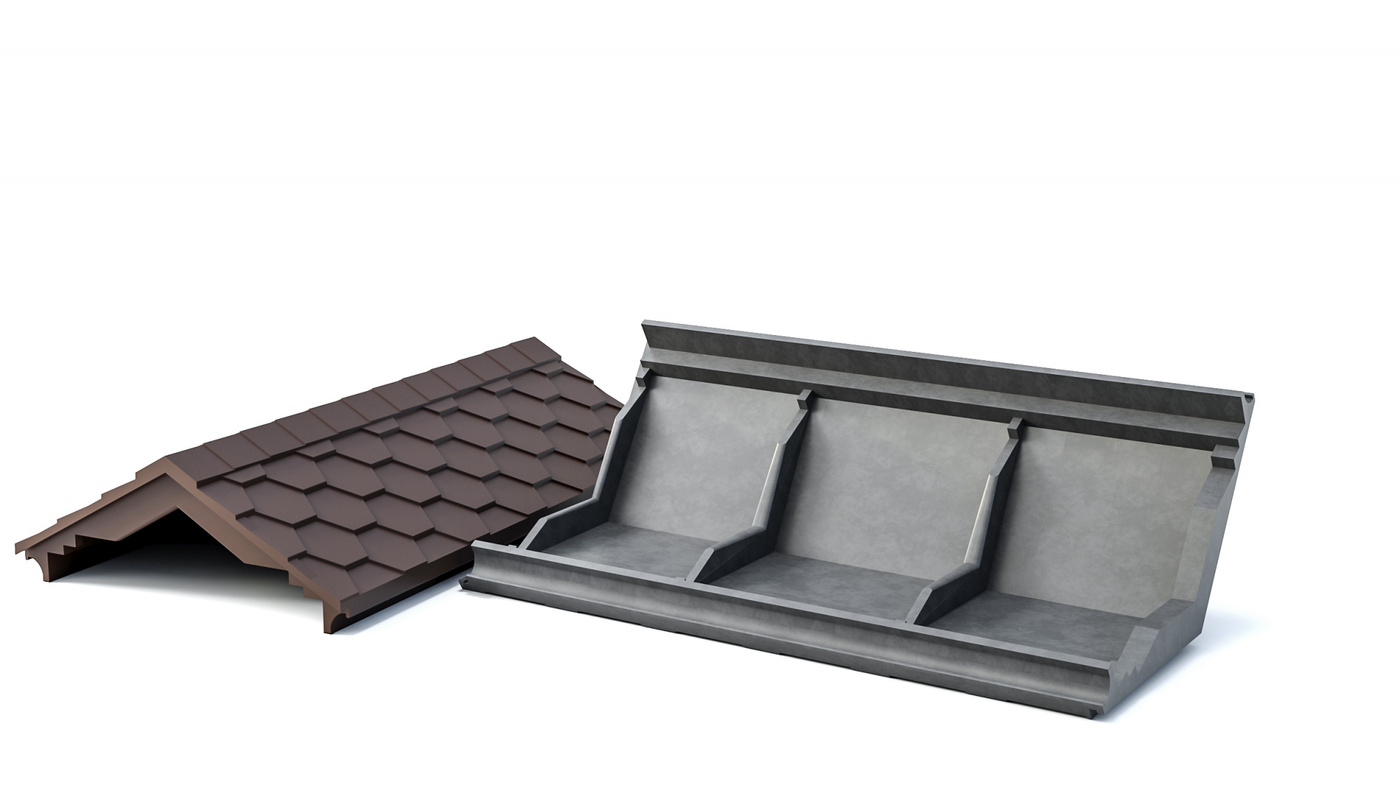 Парапет 254мм (коричневый)