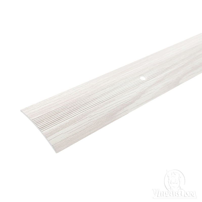 Стык РУССКИЙ ПРОФИЛЬ алюминиевый цвет ясень серый 38мм 1,35м