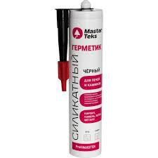 Герметик MasterTeks ProfiMaster силикат. для печей и каминов ( до 1500 %С) ЧЕРНЫЙ 260ml