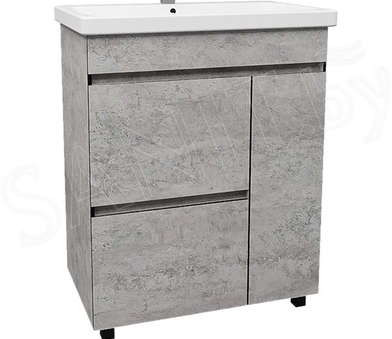 Тумба + ум-к "ТИМБЕР 70" БЕТОН (под ум. СОМО 70)