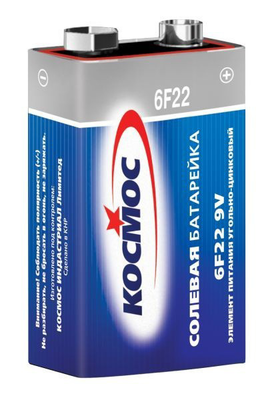 Батарейка КОСМОС PP крона солевая