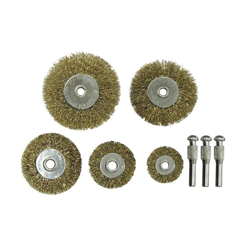 Набор щеток "BIBER" дисковых д/дрели 5шт,