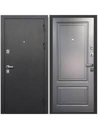 Дверь мет (860) левая Толстяк Букле черный Ясень графит эмаль