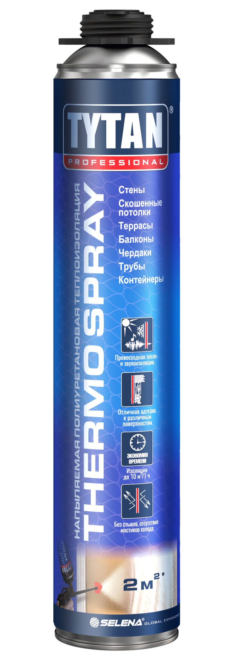 Теплоизоляция напыляем Tytan Profe THERMOSPRAY 870мл