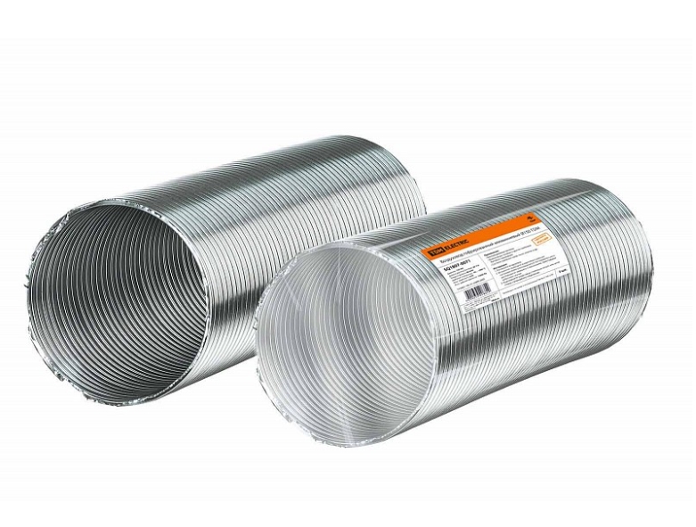 Воздуховод TDM ELECTRIC гофрированный алюминиевый d=150 мм
