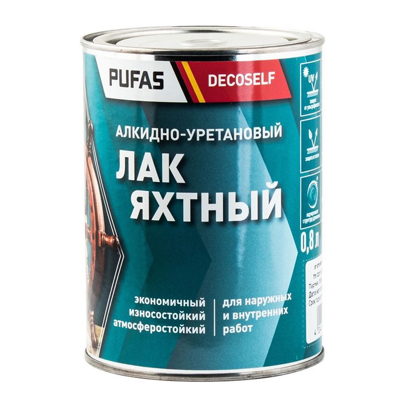 Лак яхтный глянцевый Decosrlt 0,8кг