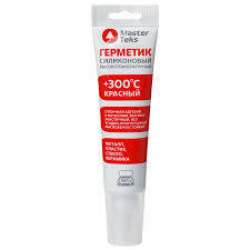 Герметик MasterTeks силик высокотемпер. красный 260ml