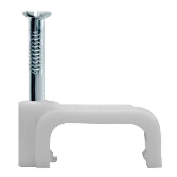 Скоба крепежная NAVIGATOR прямая d6 с гвоздем 50 шт.