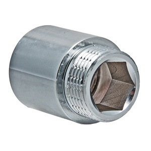 Удлинитель Valtec 1\2" вн.х10мм. (хром) VTr.198.С.0410