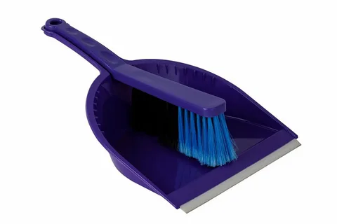 Щетка-сметка и совок с рез СТАНДАРТ Фиолетовый М5173