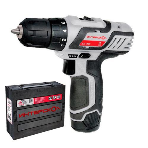 Дрель-шуруп аккум. ИНТЕРСКОЛ ДА-12ЭР