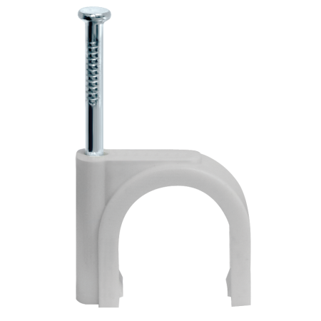 Скоба крепеж. NAVIGATOR круглая d6 с гвоздем 50шт.