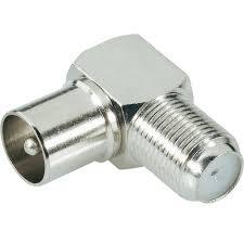 Штекер антенный угловой