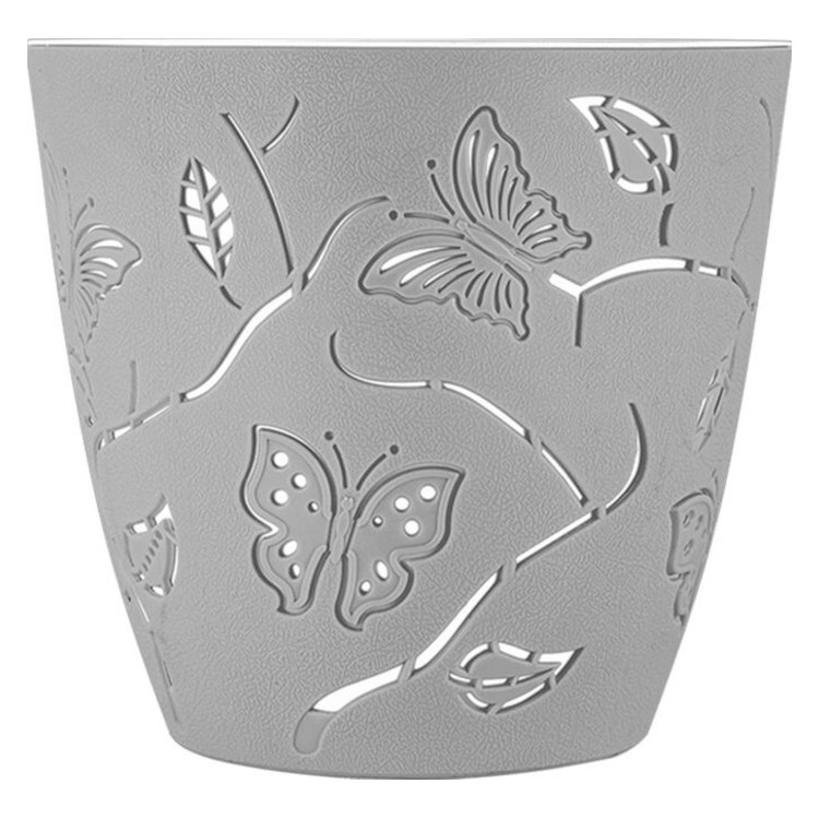 Горшок д/цв. "Butterflies"  2,5л Серый шторм