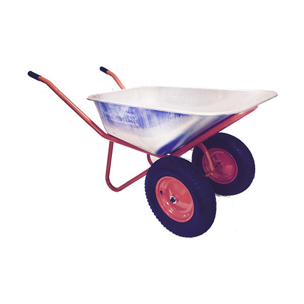 Тачка строительная GROWER 2 кол. 120л (80л), 300кг 
 GTS120/2