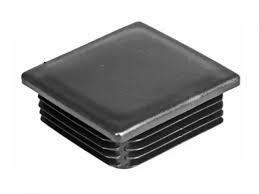 Заглушка для труб квадратная 100*100 черная