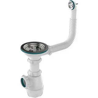 Сифон Aquant B0142-29-MR д/гран. мойки 3 1/2х40