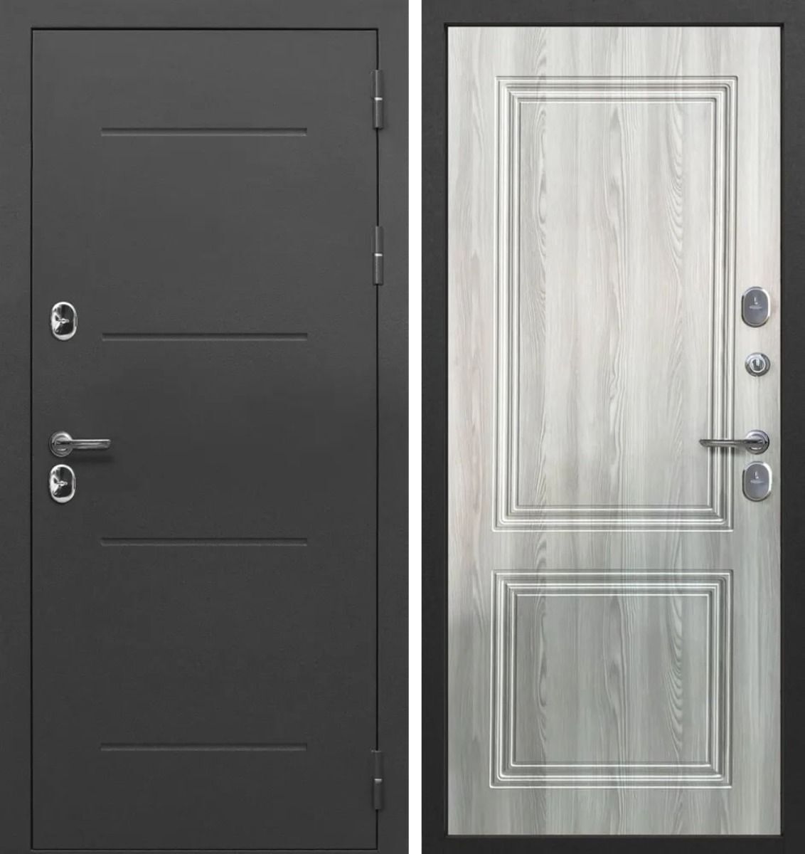 Дверь мет.11см (860) левая ISOTERMA Ceребро Ривьера айс