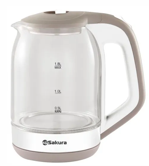 Чайник электрический SAKURA SA-2736WG 1800 Вт белый 1,8 л