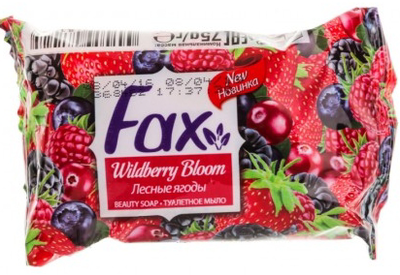 Мыло Fax туалетное Лесные ягоды/гранат 75г