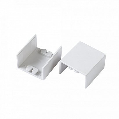 Соединитель на стык 25х25 бел. Plast PROxima