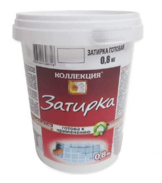 Затирка КОЛЛЕКЦИЯ для плиточных швов Графит 800 г