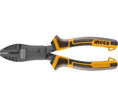 Плоскогубцы 200мм INGCO НССР58200 INDUSTRIAL комбин., двухкомпонентные ручки (20)