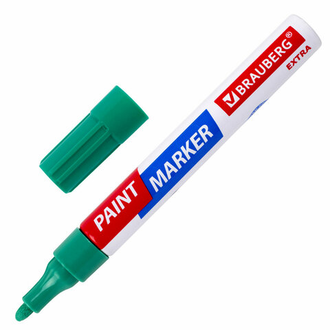 Маркер-краска зеленый