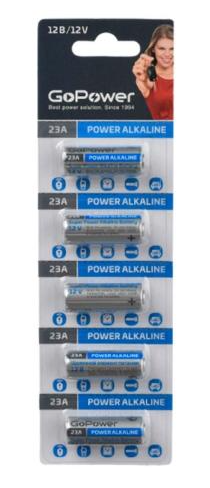 Батарейка GOPOWER "Power Alkaline" A23 алкалиновая