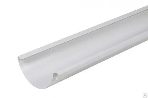 А.Желоб водост. D125х3000 (ВПЭД-03-9010-0,5)белый