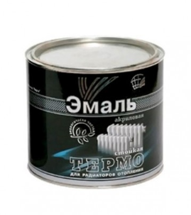 Эмаль РАДУГА-МАЛЕР акрил. термостойкая д/рад. отопления  белая 400 г
