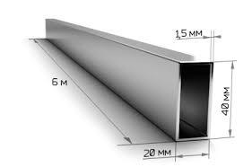 Н.Профиль 40*20*1,5/6м