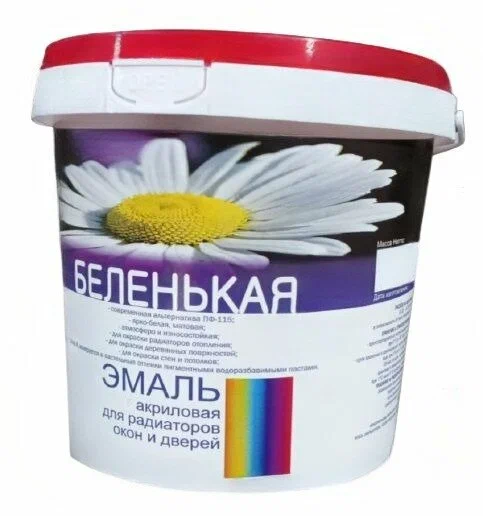Эмаль д/радиат Беленькая 1,8кг