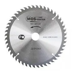 Пильный диск 210*60Т*30 дерево Стандарт "MOS-DISTAR"